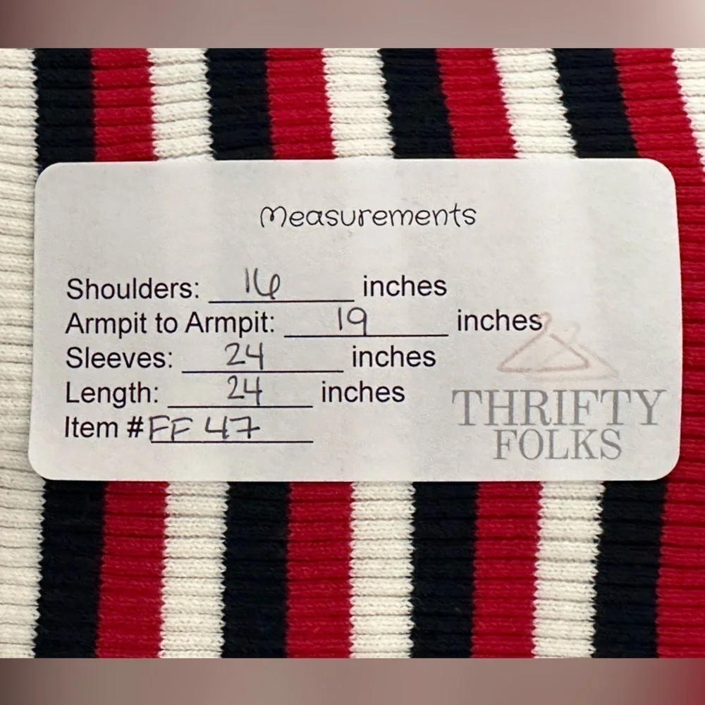 Women's Knitted Striped Crew Neck Sweater